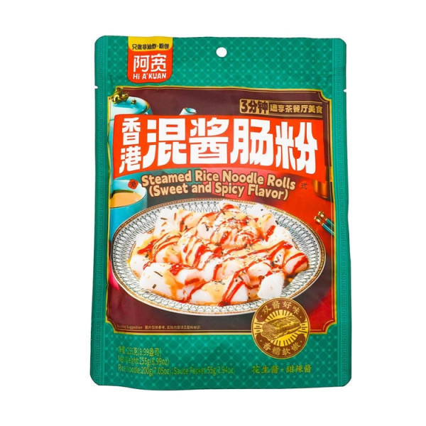 AK Noodle Rolls (Bags) - Sweet & Spicy阿宽混酱肠粉(袋)