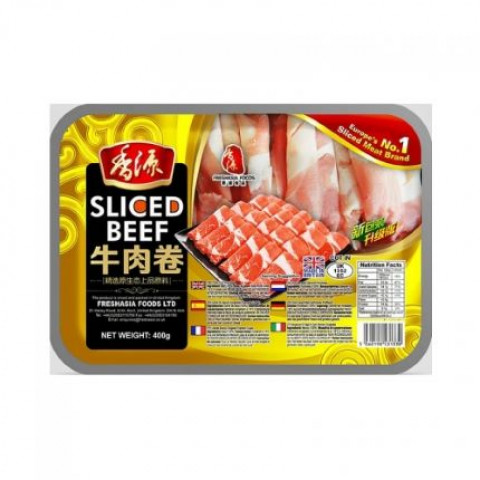 Fresh Asia Beef Slice (400G) 香源牛肉卷（小）