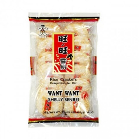 ww SHELLY SENBEI RICE CRACKERS旺旺小雪饼