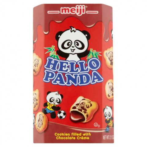 Meiji Hello Panda Biscuit Chocolate熊猫饼干巧克力味 (中) 