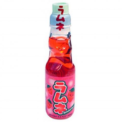 Ramune bottle (Marble Bubble Sodas) - Strawberry波子汽水草莓味