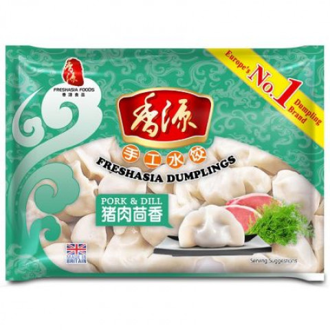 Fresh Asia pork&dill dumplings香源猪肉茴香水饺
