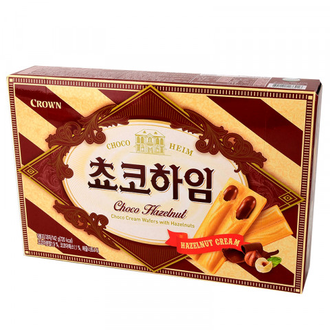 Crown Heim - Choco S韩国巧克力威化卷 (小)
