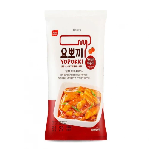 Instant Topokki Yopokki 2 Potion 韩国即食包装年糕