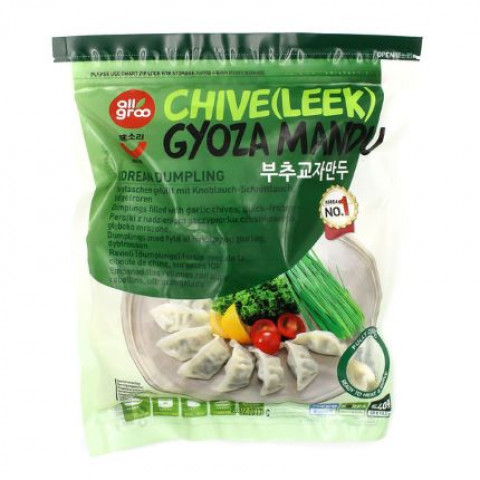 Allgroo Korean Chive Gyoza (Leek Dumpling)韩国韭菜锅贴
