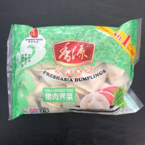 Fresh Asia Pork&Shepherd's Purse dumpling香源猪肉荠菜水饺