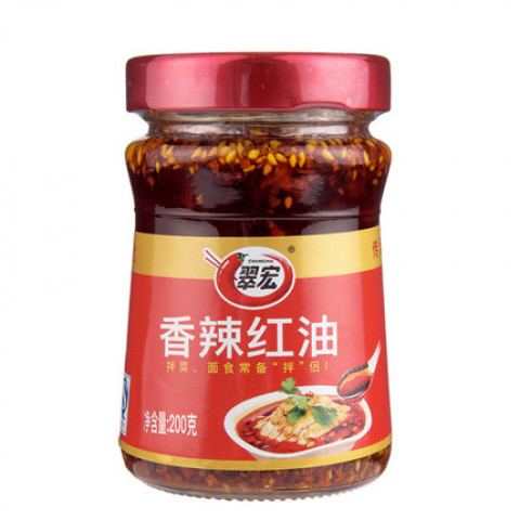 CH red oil spicy sauce翠宏香辣红油
