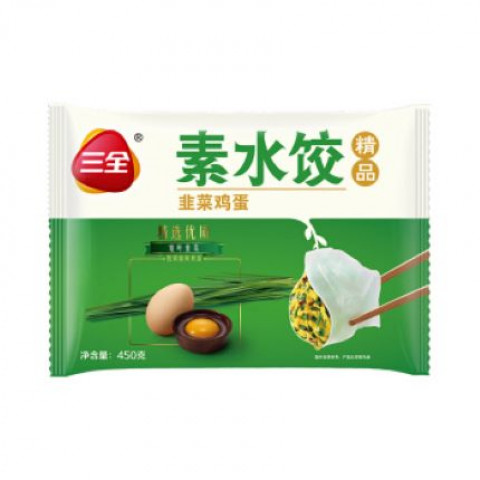 SQ chivs&egg dumpling 三全韭菜鸡蛋水饺