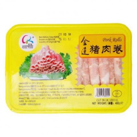 KD Hand Rolled Slices - Pork金达火锅猪肉卷