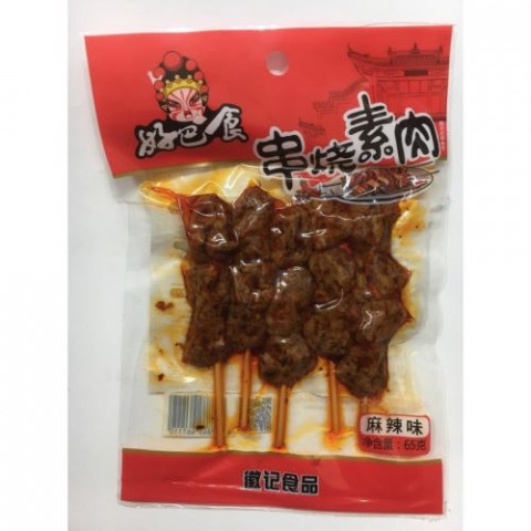 HBS skewed dried  beancurd hot 好巴食串烧素肉麻辣味