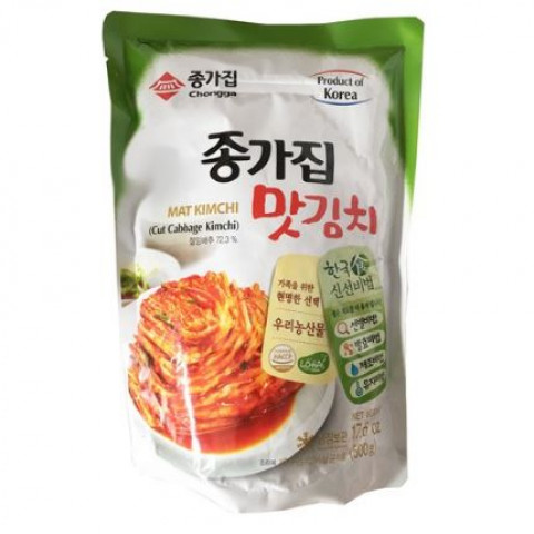 Chongga mat kimchi in vacuum pack 500g韩国泡菜（大）
