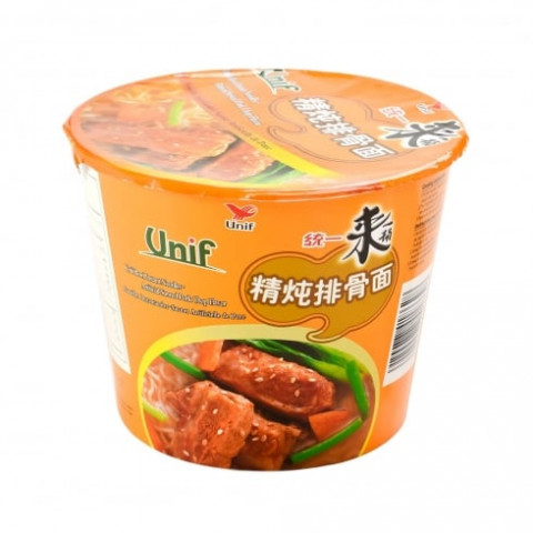 UNI Noodles (Bowl) - Stewed Rib统一桶装精炖排骨面  