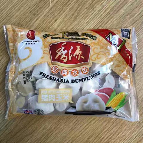 Fresh Asia Pork & Sweetcorn Dumplings香源猪肉玉米水饺