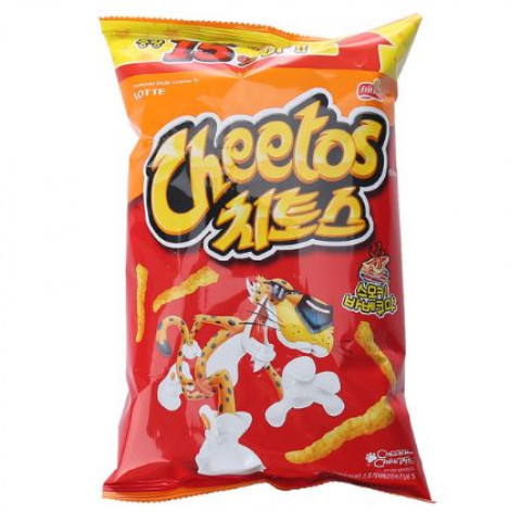  korean snack cheetos bbq奇多烧烤味