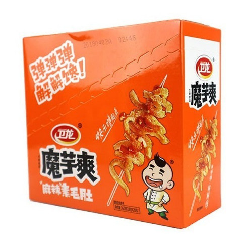 WL konjac strips-hot spicy (Box) 卫龙魔芋爽-麻辣 (盒)