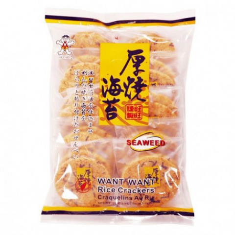 WW- Seaweed Rice Crackers旺旺厚烧海苔