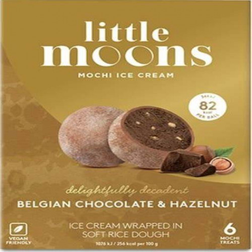 LM Ice-cream Mochi - Belgian chocolate & hazelnut小月亮糯米糍冰淇淋-比利时巧克力榛果