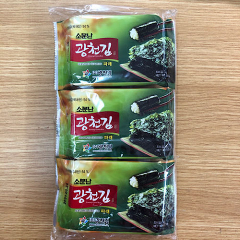Dosirak Seasoned Green Seaweed韩国即食紫菜