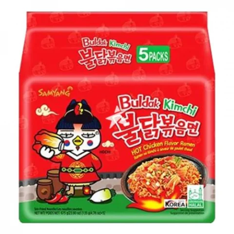 Samyang Kimchi Hot Chicken Ramen三养泡菜辣鸡面5连包