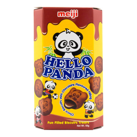 Meiji Hello Panda Biscuit Double Chocolate 熊猫饼干 双倍巧克力味