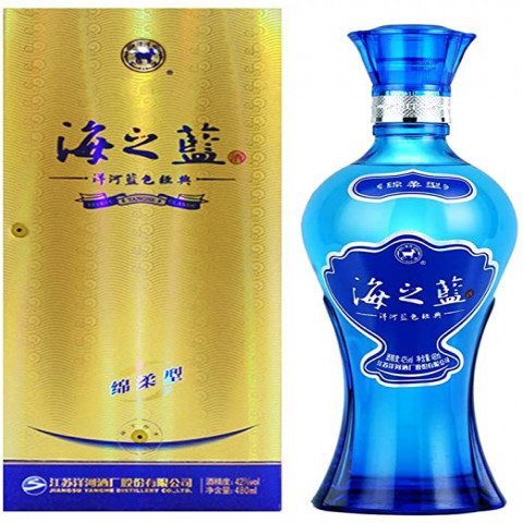 YH spirit drink（ocean blue）洋河海之蓝480ml