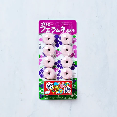 Coris whistle ramune candy grape flav日本口哨糖-葡萄味