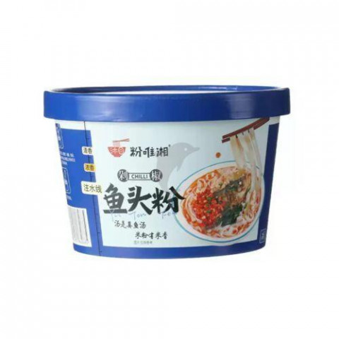 FWX Chopped Pepper Fish -  Bowl粉唯湘剁椒鱼头粉桶装