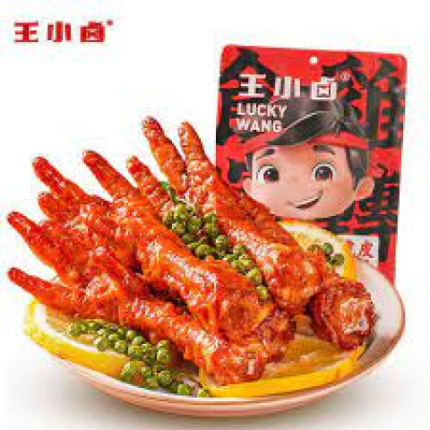 WXL Spicy Flavour Chicken Paw S王小卤香辣味鸡爪 (轻巧包)