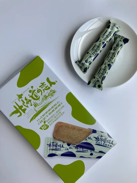 LOH Green Tea Milk Cookie北海道恋人-抹茶牛奶酥饼条