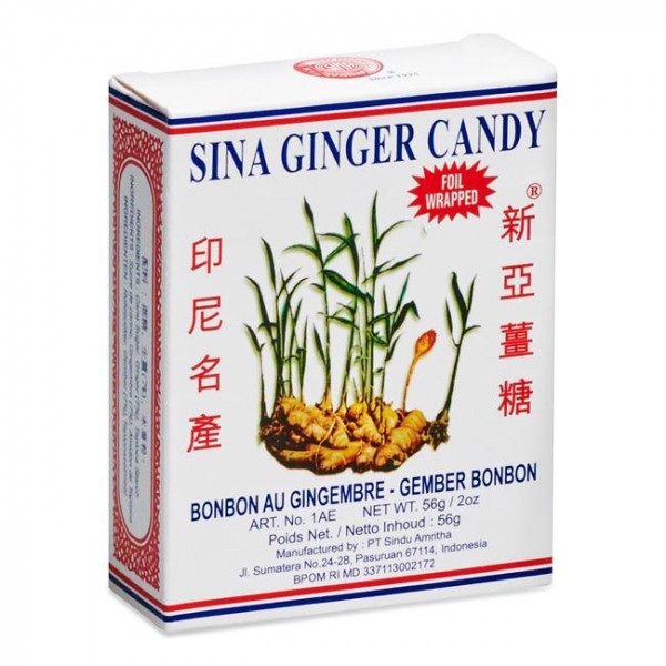 SIN A GINGER CANDY TENG JAHE印尼新亚姜糖