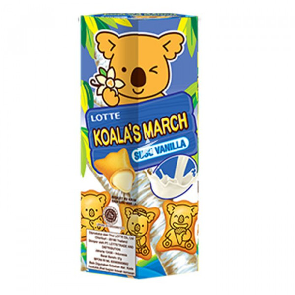 Lotte Koala March Vanilla Milk小熊饼牛奶味