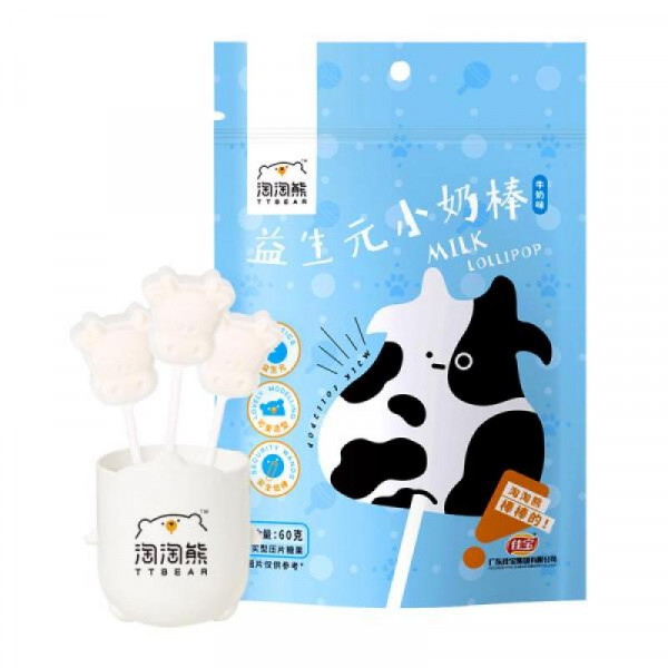 Ji Bao Milk Snack on sticks (Milk Flavour)佳宝淘淘熊益生元小奶棒牛奶味
