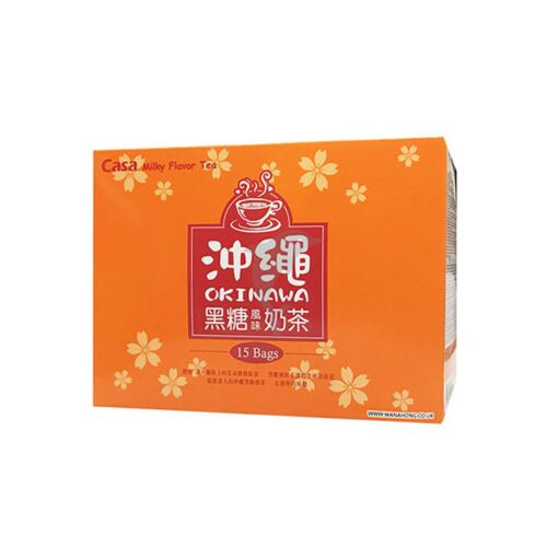 CS Okinawa Brown Sugar Milk Tea 15pcs卡萨冲绳黑糖奶茶（盒）
