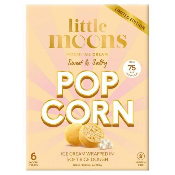 LM Ice-cream Mochi - Pop Corn小月亮冰淇淋糯米糍-爆谷6x32g