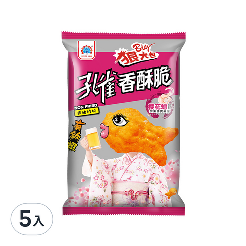  GG –  Crackers Shrimp Flavour乖乖狠大包孔雀香魚 - 櫻花蝦
