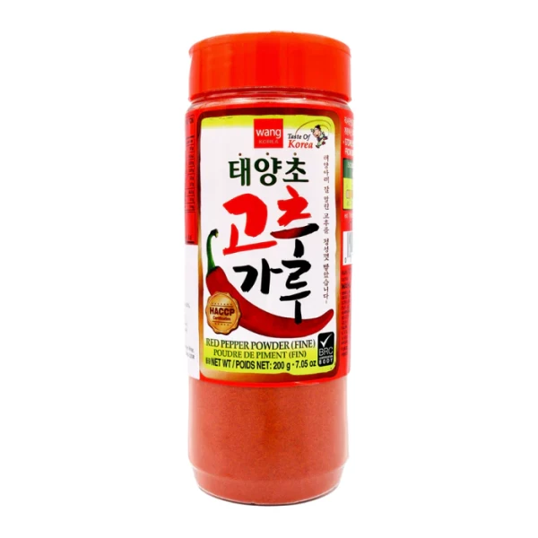 Red Pepper in Pet Bottle 200g (Fine)韩国辣椒粉(细粉)