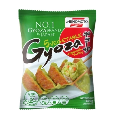 Ajinomoto Vegetable Gyoza With Spinach Pastry 600g 日本菠菜饺子
