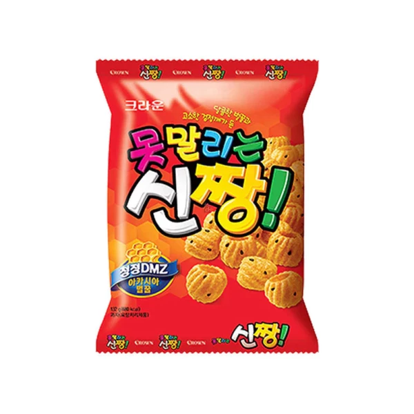 CROWN Shin Jjang Snack CROWN 玉米脆粒零食