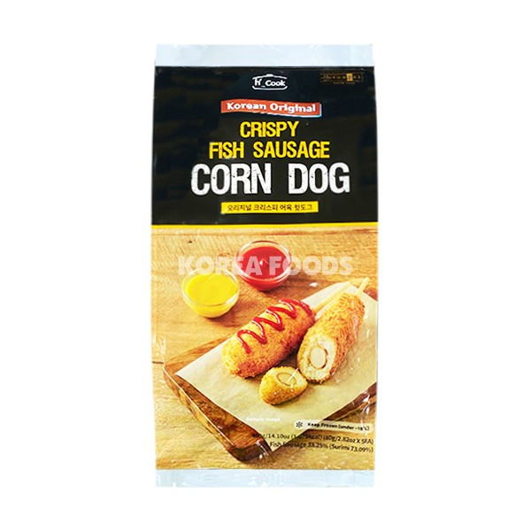 HG	Korean Original Corn Dogs Crispy Fish Sausage HG韩式热狗【鱼肉肠】