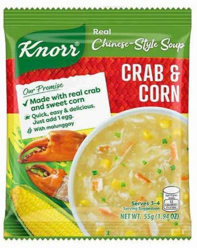 KNORR Crab & Sweet Corn Soup MixKNORR螃蟹甜玉米浓汤