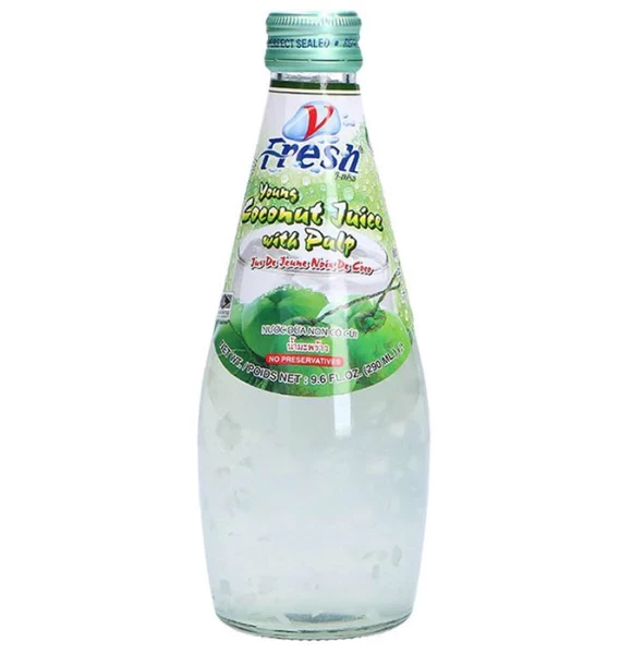 V-FRESH Young Coconut Juice with PulpV-FRESH新鲜椰汁汁