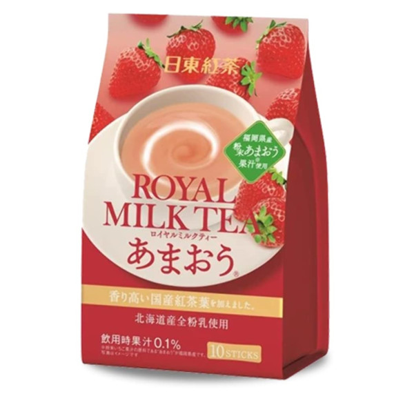 NITTO ROYAL MILK TEA STRAWBERRY FLAVOUR 8 sticks 日本 日东红茶-草莓味