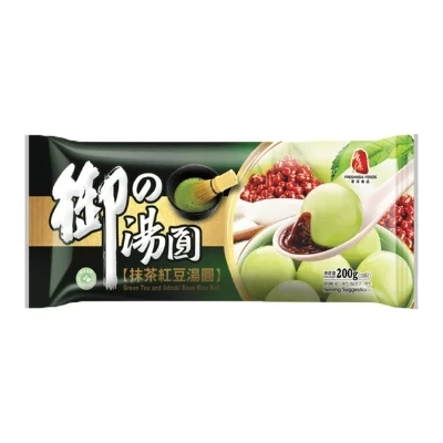 FRESHASIA TW Green Tea & Adzuki Bean Rice Ball 200g香源台湾抹茶红豆汤圆 200g