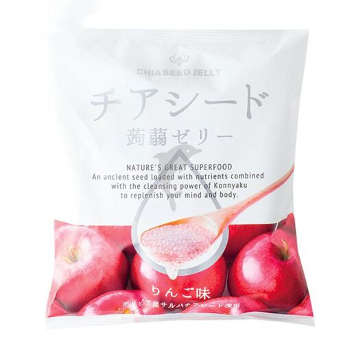 CHIA-SEEDS APPLE FLAVOUR JELLY日本奇亚种子果冻苹果味