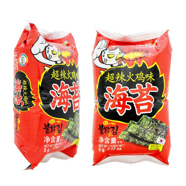 Hot Chicken Seasoned Seaweed (Spicy)	超辣火鸡味海苔