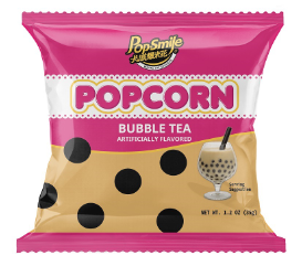 Pop-Smile Popcorn, Bubble Tea Flavour 35g卡滋爆米花-珍珠奶茶味