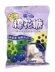  XFJ - Blueberry Flavored Marshmallows徐福记 - 夹馅棉花糖 - 蓝莓味