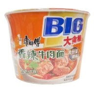 KSF Instant Noodles - Big Spicy Artificial Beef Flavour (Bowl)康师傅 - BIG大桶 - 香辣牛肉面（桶面）